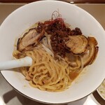麺 紡木 - 極太麺。