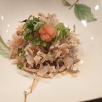 山海づくし勝也 - ふぐの皮の湯引き