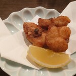 山海づくし勝也 - あんこうのホホの唐揚げ