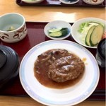 レストラン・ワン - 本日のAランチ・和風煮込みハンバーグセット