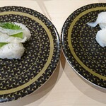 はま寿司 - 炙りんがわ、えんがわぽん酢ジュレ