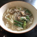 手打ちそば・うどん  田舎茶屋 - 肉うどん