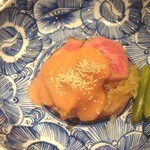 北新地 弧柳 - イチジクのソースが甘くて美味しい