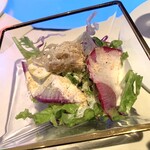FIORIA - 彩り冬根菜とボッタルガ・三浦産有機野菜のサラダ