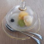 開花亭sou-an - フルーツ。生姜ゼりーかけ。