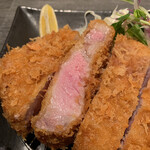 とんかつ 大喜 - 断面アーーップ