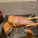 とんかつ 大喜 - からしソースも美味しい