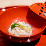 肉屋 田中 - 蟹の真薯のお椀