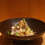 こころや - 炙り太刀魚と茗荷のおろしポン酢和え