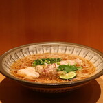 こころや - 古白蒸し鶏薬味温麺