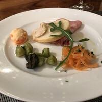 リストランテ ラ チャウ - Aコース（税込み１８００円）の前菜盛り合わせ