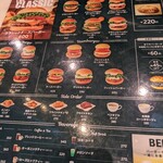 FRESHNESS BURGER - メニュー