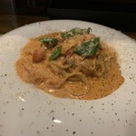 MILLE FIORI - フレッシュトマトとバジルのクリームトマトソース（￥1300）