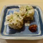 はちどり - 行者にんにく入り蒸し焼売（もろみ添え）