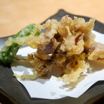 淡路島と喰らえ - ホタルイカの天ぷら