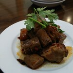 兆奎餃子 - 麻辣鴨首 500円(税別)