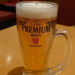 スシロー - プレモル(生ビール)480円