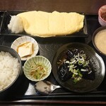 ごはん処 福笑亭 - とろとろたまご焼き定食¥1000-