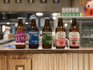 Ganso Sutamina Yakitori - 長野県産のクラフトビール大集合、松本ブルワリーと須坂フルーツエール