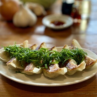 Sunny Day Dumpling - 「しそ餃子」すっきりとした味わいのビールとの相性抜群。