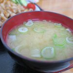 ラーメン福福 - 味噌汁です