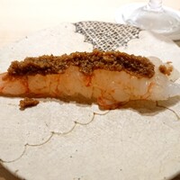 鮨 なんば 日比谷 - ボタンエビ