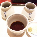 永坂更科 布屋太兵衛 - あま汁　から汁