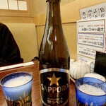 Shinsen An - SAPPORO黒ラベル中瓶で乾杯♪