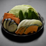Yakiniku Gyuuou - 焼き野菜盛り合わせ