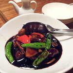 點 みやざわ - 黒酢の酢豚