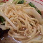 蒙古タンメン中本 - 湯麺の麺