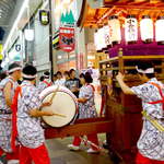 東筑軒 - （おまけ） 小倉駅界隈も、祇園太鼓で大賑わい。今日が祭りの最終日