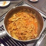 焼肉酒家 李苑 - 予約して食べたキムチポッカ3人前が3分でなくなりました！