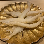 不動前 すし 岩澤 - シラウオの揚げ