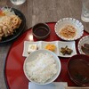 Imaike Shokudou Yoshimura - レンコンの肉サンド揚げ定食  850円