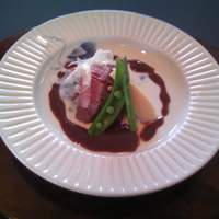 ゆば泉 宝ヶ池店 - 牛フィレステーキ　八丁味噌ソース
