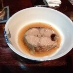 海幸 - お通しの鯖の煮付け
