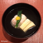 御料理 寺沢 - 毛蟹真薯の椀