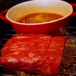 nakameguro 燻製 apartment - 黒毛和牛モモ肉の瞬間燻製