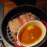 nakameguro 燻製 apartment - 黒毛和牛モモ肉の瞬間燻