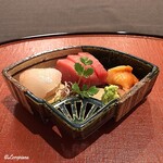 御料理 寺沢 - 鮎魚女､本鮪 中ﾄﾛ､赤貝