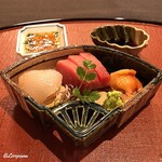 御料理 寺沢 - 鮎魚女､本鮪 中ﾄﾛ､赤貝