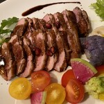 サンルーチョ - かも胸肉のロースト