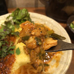 SPICY CURRY 魯珈 - あさりと菜の花のサンバル