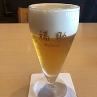 鮨処 銀座福助 サンシャイン60店 - グラスビール