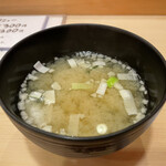 すし かつら - 味噌汁