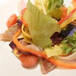 ラ シュセット - 鮪のカルパッチョ　ニース風サラダ