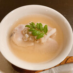 Tsuchiya - 蛤の茶碗蒸し（タケノコ、蕎麦の実）