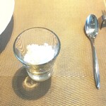 La Brianza - セージのソルベ。ほどいい甘みが本当においしい。お口直しまでいつもおいしいのよ～