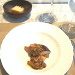 La Brianza - やっぱり、モルツェッロには赤よね～ 計らいでこの日のワインをハーフにして下さって感謝☆ありがとうございます＼(^-^)／おいしい～